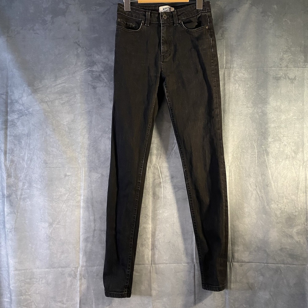 NAKED & FAMOUS Black Skinny Jeans Women's Size 2 / 4 Please See‎ Measurements